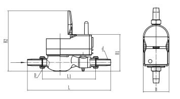 Outline dimensional drawing-gprs