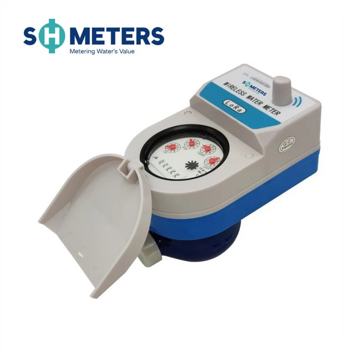Brass Body Smart With Valve Lora Water Meter Valve Control Remote Reading