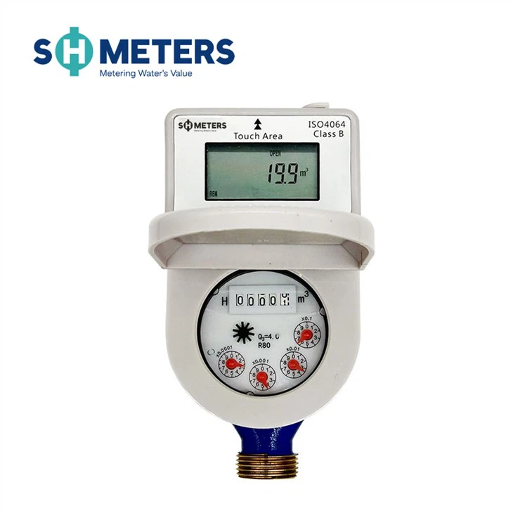 Professional Digital Prepaid Water Flow Meter with Smart Card