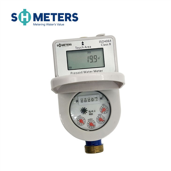 Professional Digital Prepaid Water Flow Meter with Smart Card
