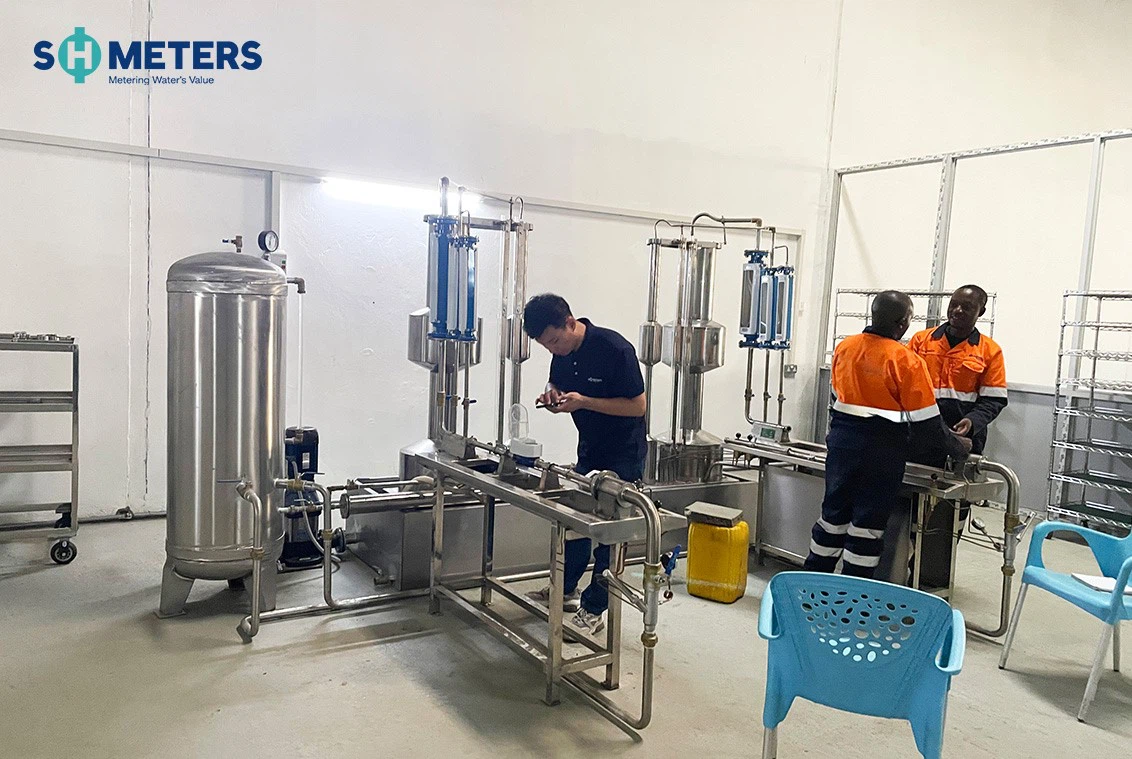 Water meter test bench Water meter test bench