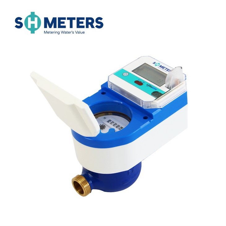 LoRaWAN Smart Water Meter DN15~25mm Brass Body